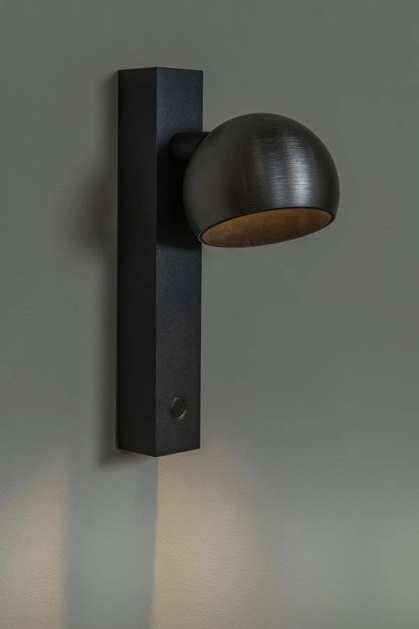 Lucide Premium ESFERA - Wall light - LED Dim. - 1x9W 2700K - Grey iron - atmosphere 3